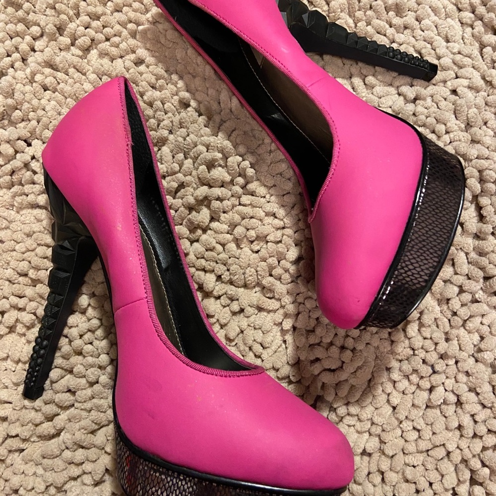 Hot Pink Rachel Roy Heels